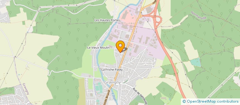 localisation de l'entreprise ALTERNATIVE ENERGIES NOUVELLES à GRAVIGNY