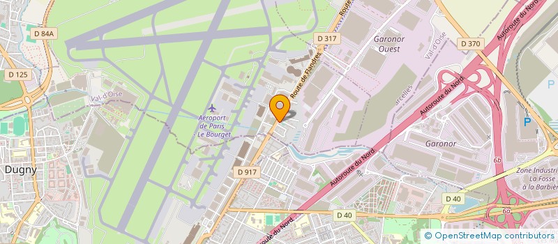localisation de l'entreprise ALTERNATIVE ENVIRONNEMENT à BONNEUIL-EN-FRANCE