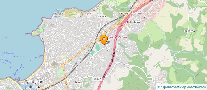 localisation de l'entreprise ALTERNATIVE FONCIERE à SAINT-JEAN-DE-LUZ