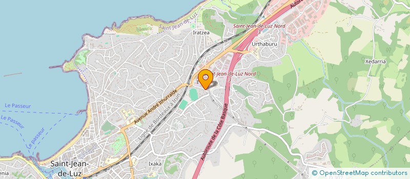 localisation de l'entreprise ALTERNATIVE FONCIERE GOXOA LEKU  SAINT-JEAN-DE-LUZ