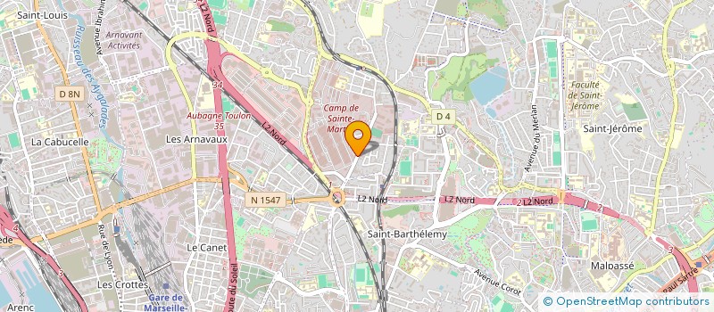 localisation de l'entreprise ALTERNATIVE-HOPITAL à MARSEILLE