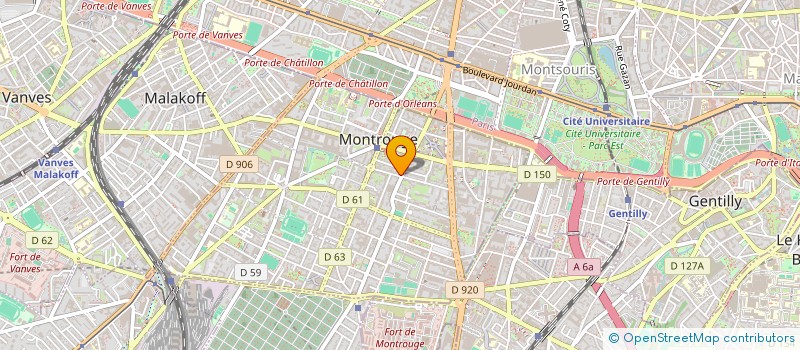localisation de l'entreprise ALTERNATIVE JOZ  MONTROUGE