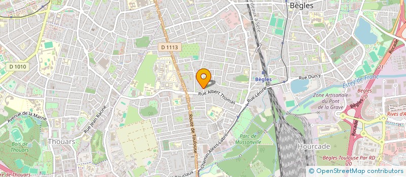 localisation de l'entreprise ALTERNATIVE LOC à BEGLES