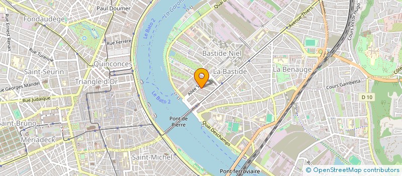 localisation de l'entreprise ALTERNATIVE MONTESSORI (AM)  BORDEAUX