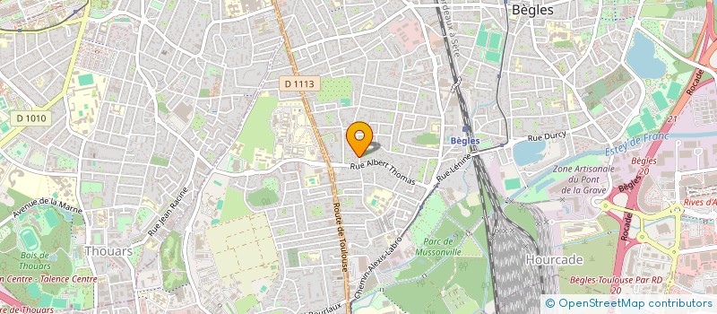 localisation de l'entreprise ALTERNATIVE NEGOCE à BEGLES