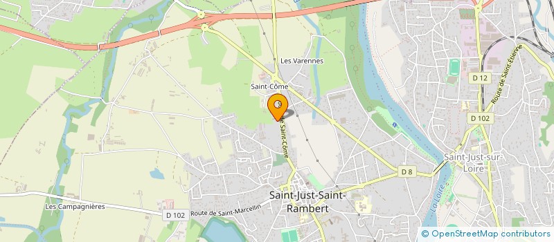 localisation de l'entreprise ALTERNATIVE PROFESSIONNELLE AUX SOINS  SAINT-JUST-SAINT-RAMBERT