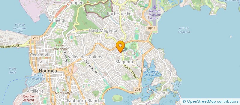 localisation de l'entreprise ALTERNATIVE PROJECTS FOR INTELLIGENCE IN DATA à NOUMEA