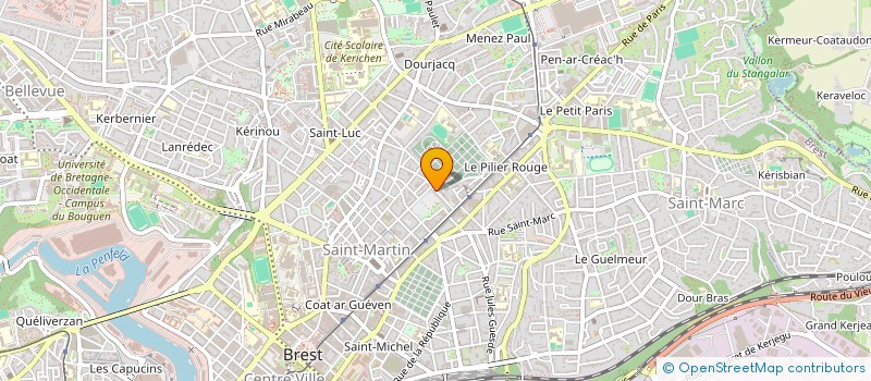 localisation de l'entreprise ALTERNATIVE RADIO à BREST
