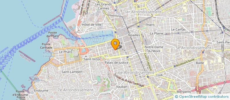 localisation de l'entreprise ALTERNATIVE SOLIDAIRE à MARSEILLE