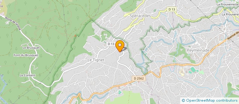 localisation de l'entreprise ALTERNATIVE SOLUTION ELECTRIQUE à LE TIGNET