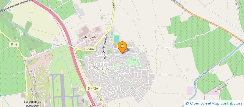 localisation de l'entreprise ALTERNATIVE TAXI 34  GARONS