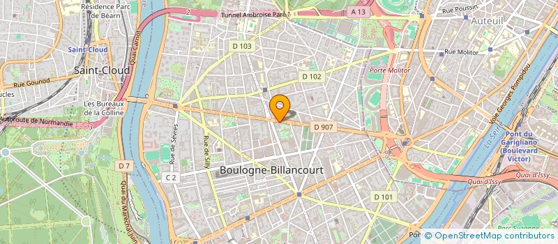 localisation de l'entreprise ALTERNATIVE VISION OF BUSINESS  BOULOGNE-BILLANCOURT