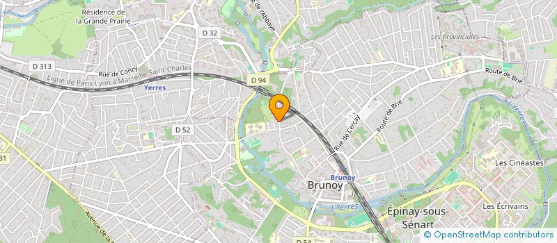 localisation de l'entreprise ALTERNATIVES à BRUNOY
