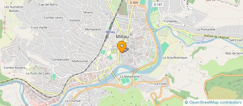 localisation de l'entreprise ALTERNATIVES  MILLAU