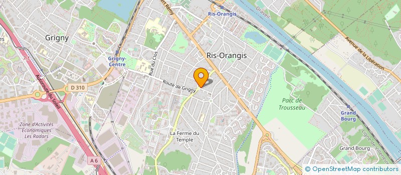 localisation de l'entreprise ALTERNATIVES ENERGETIQUES DE FRANCE à EVRY-COURCOURONNES