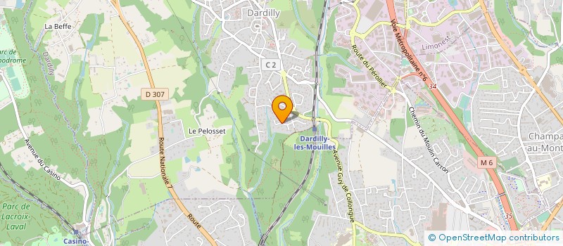 localisation de l'entreprise ALTERNATIVES ET DEVELOPPEMENT à DARDILLY