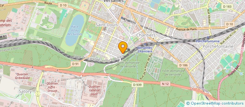 localisation de l'entreprise ALTERNATIVES GESTION à VERSAILLES