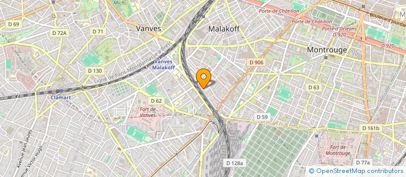 localisation de l'entreprise ALTERNATIVES MALAKOFFIOTES POUR L'INITIATIVE SOLIDAIRE  MALAKOFF