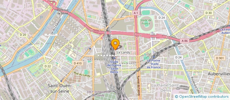 localisation de l'entreprise ALTERNATIVES POUR DES PROJETS URBAINS ICI ET A L'INTERNATIONAL à SAINT-DENIS