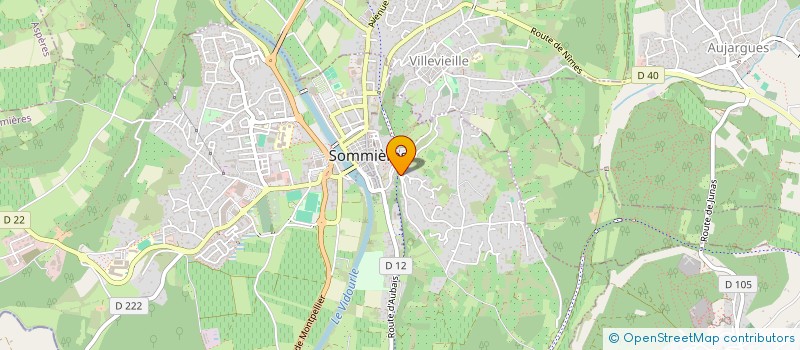 localisation de l'entreprise ALTERNATIVES SANTE SUD à SOMMIERES