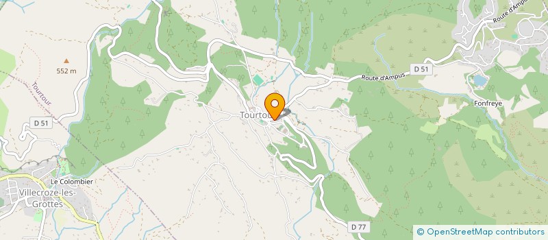 localisation de l'entreprise ALTERNATIVES SCOLAIRES SUD à TOURTOUR