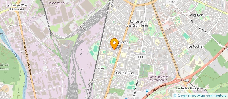 localisation de l'entreprise ALTERNAVIVRE  LE MANS