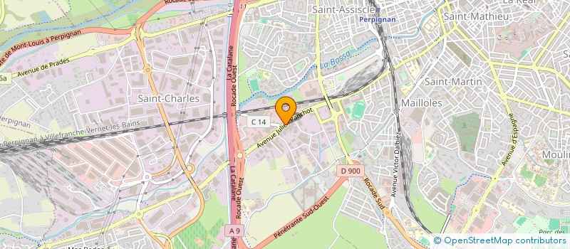 localisation de l'entreprise ALTERNEA  PERPIGNAN