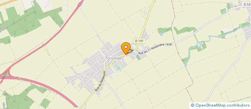 localisation de l'entreprise ALTERO TRAVAUX PUBLICS à TORVILLIERS
