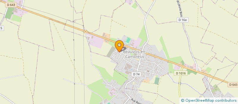 localisation de l'entreprise ALTERRA à BEAUVOIS-EN-CAMBRESIS