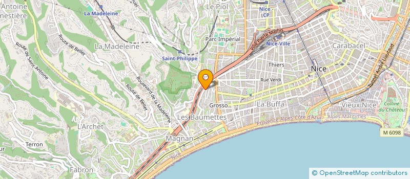 localisation de l'entreprise ALTERRA  NICE