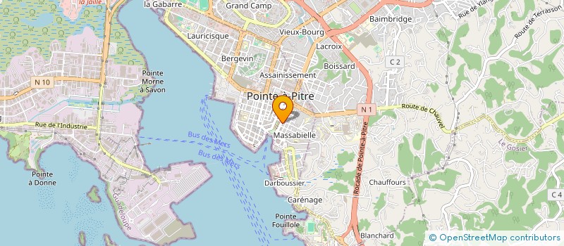 localisation de l'entreprise ALTERRENATIVE à POINTE-A-PITRE