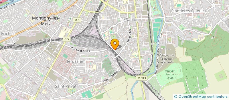 localisation de l'entreprise ALTERRYA PROJET 3  METZ