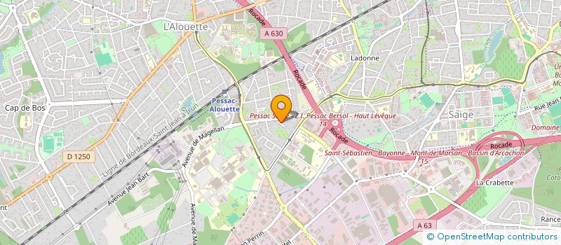 localisation de l'entreprise ALTERVIA à PESSAC