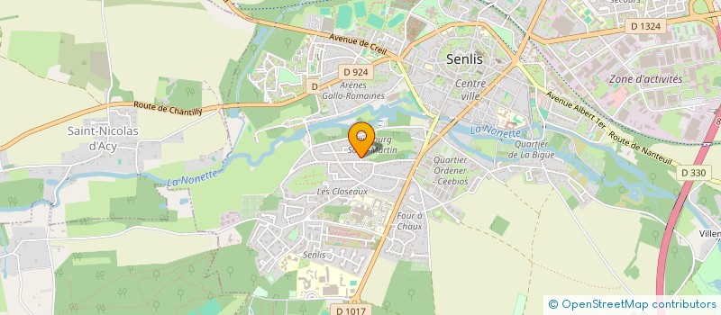 localisation de l'entreprise ALTES SECURITE à SENLIS