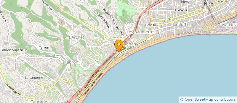 localisation de l'entreprise ALTESS  NICE
