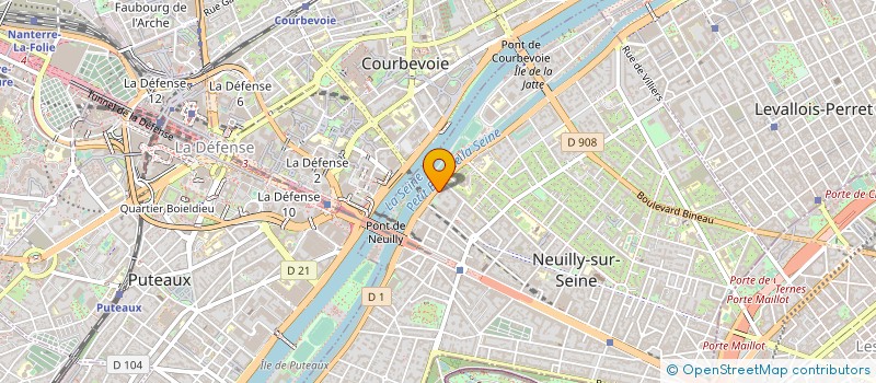 localisation de l'entreprise ALTESS à NEUILLY-SUR-SEINE