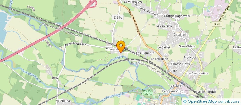 localisation de l'entreprise ALTESS  CROTTET