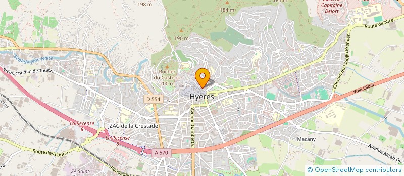 localisation de l'entreprise ALTESS  HYERES