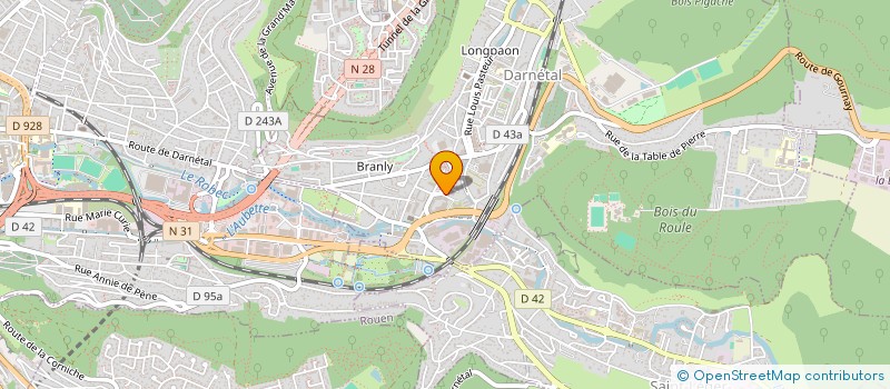 localisation de l'entreprise ALTESSE TRAVAUX  DARNETAL