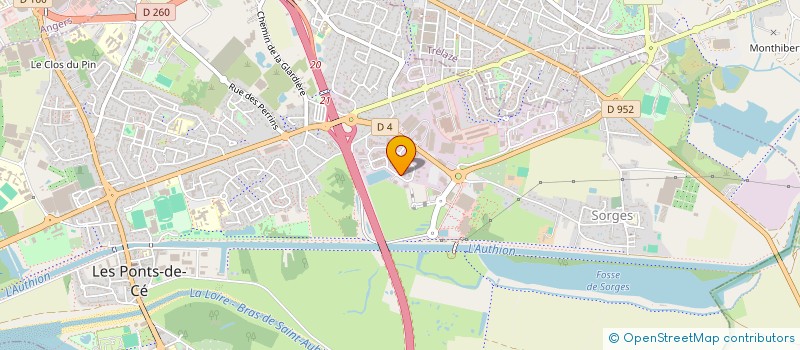 localisation de l'entreprise ALTESSOA  LES PONTS-DE-CE