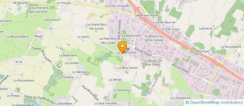 localisation de l'entreprise ALTEVI à COUERON