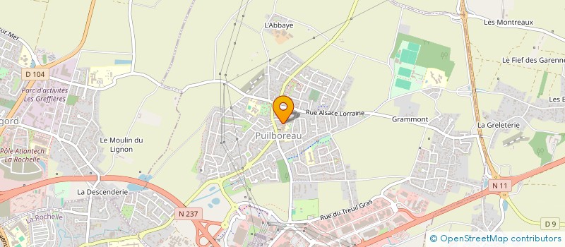 localisation de l'entreprise ALTEVIA LUMEA  PUILBOREAU