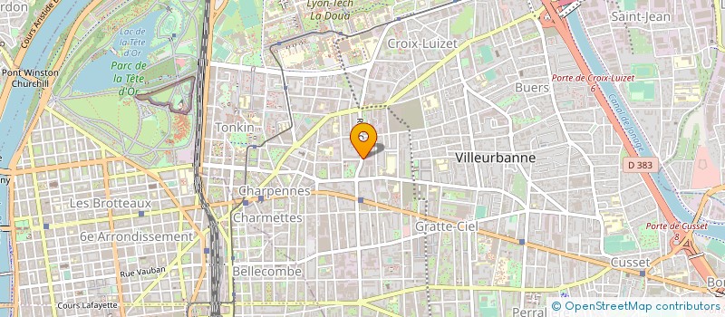 localisation de l'entreprise ALTEX IMPRESSION à VILLEURBANNE