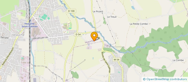 localisation de l'entreprise ALTG AFFRETEMENT TRANSPORT GARAGE  VEAUCHE
