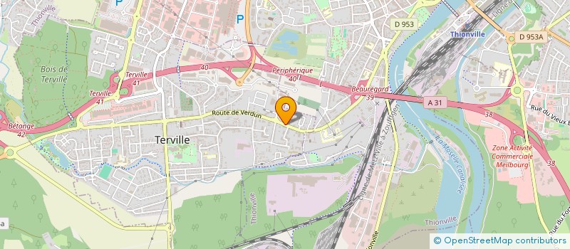 localisation de l'entreprise ALTH  THIONVILLE