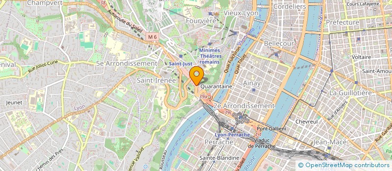 localisation de l'entreprise ALTHA PROPRETE  LYON 5EME