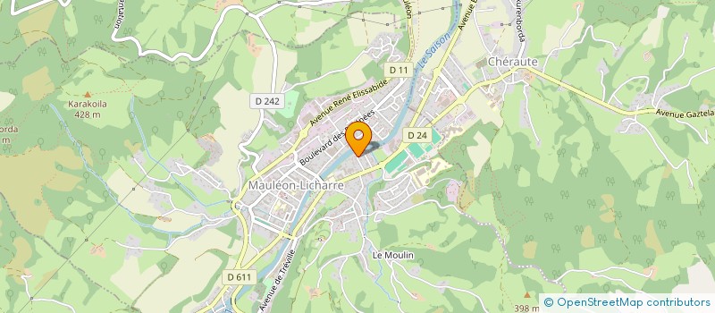 localisation de l'entreprise ALTHABE  MAULEON-LICHARRE