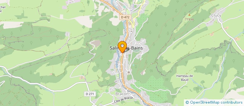localisation de l'entreprise ALTHAIR à SALINS-LES-BAINS