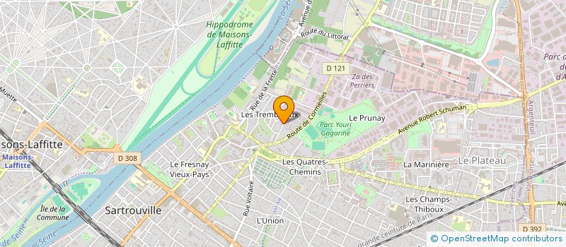 localisation de l'entreprise ALTHAR HOLDING  SARTROUVILLE