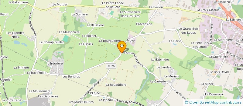 localisation de l'entreprise ALTHE à COUERON